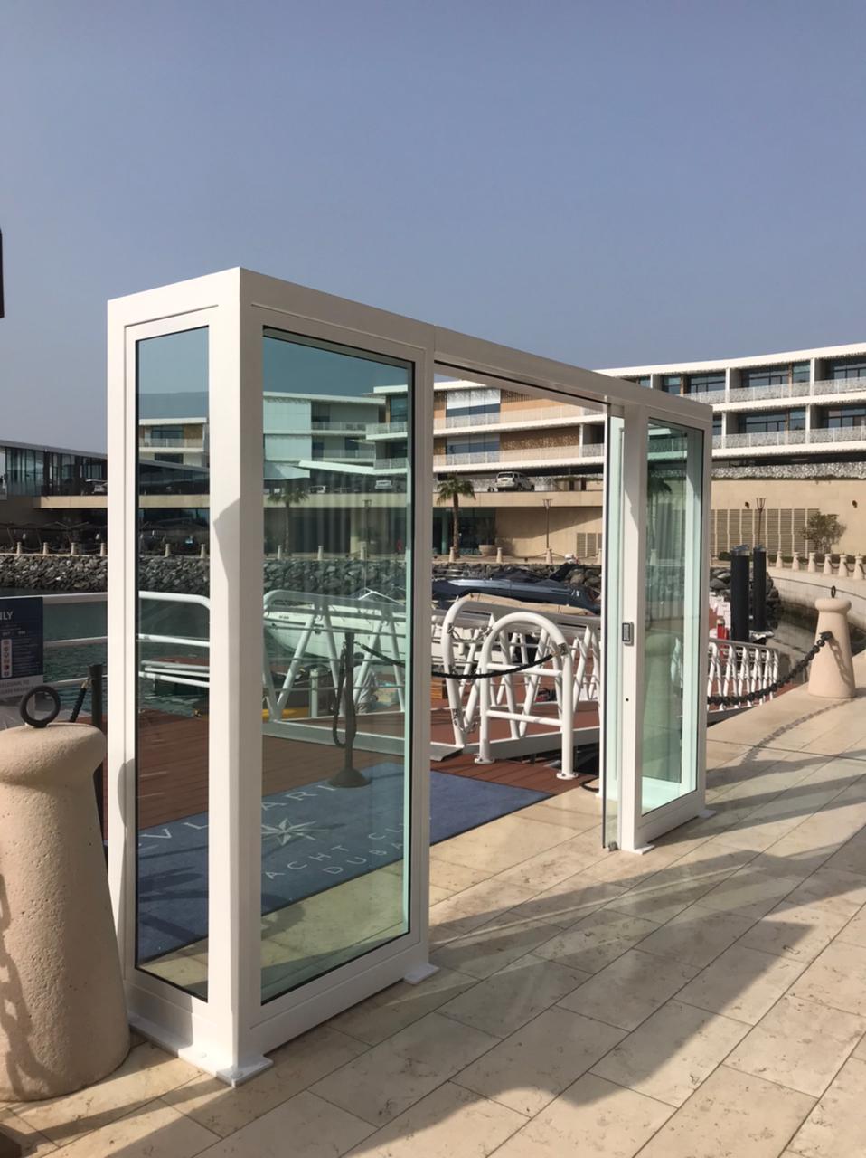 BVLGARI Marina Security Gate, DUBAI -U.A.E